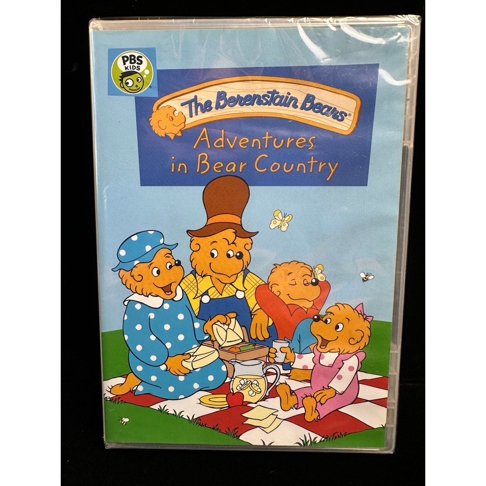The Berenstain Bears Adventures in Bear Country DVD PBS Kids New Sealed